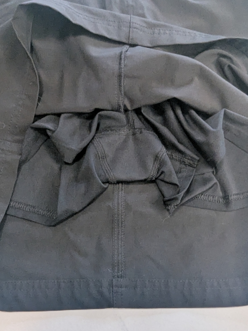 Eddie Bauer Skort Womens 10 Black Zip Fly Flat Front Casual Pockets Golf Outdoor - Picture 4 of 8